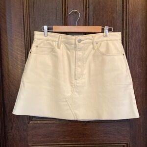 FRAME Leather Le High’N’Tight Skirt!